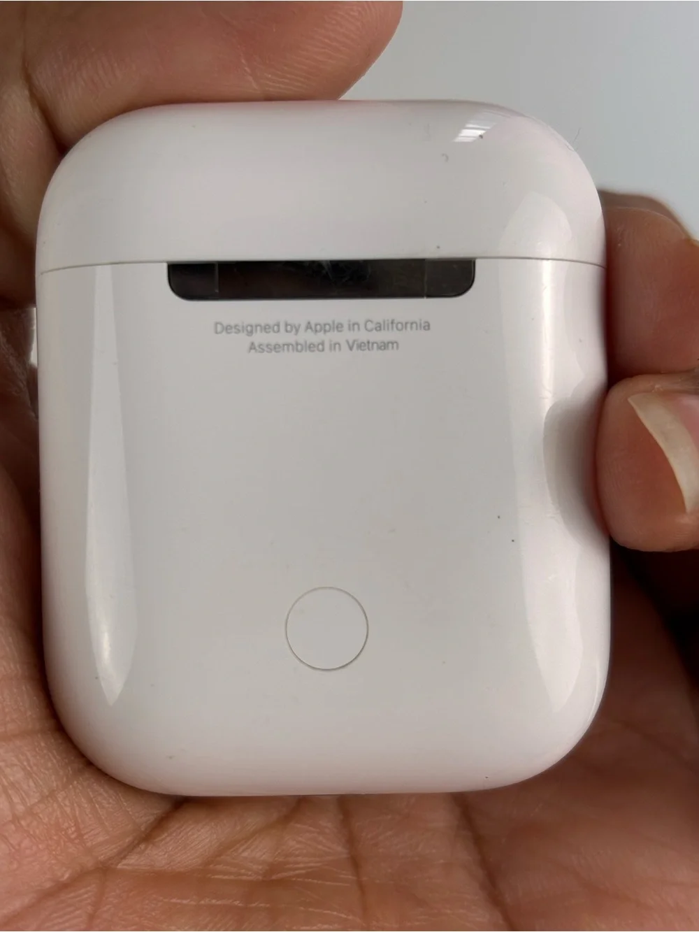 Apple White Wireless Earbuds with Case and Accessories